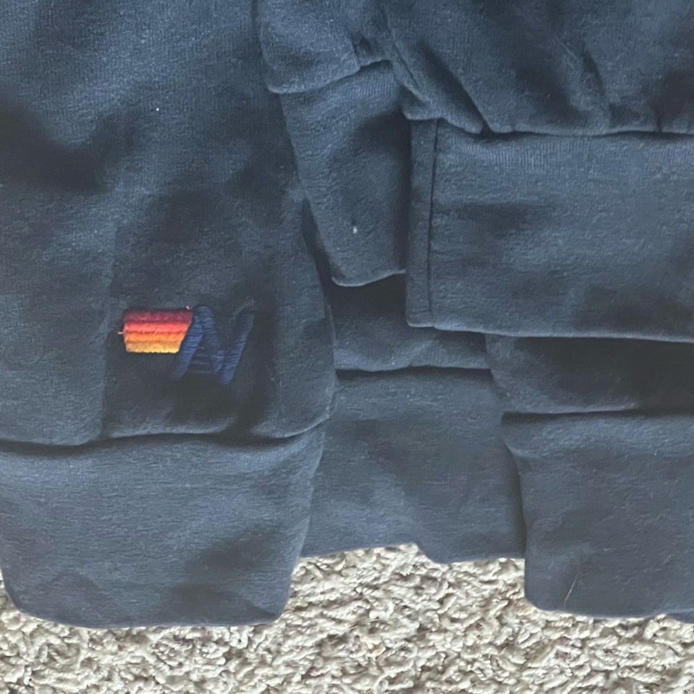 Aviator Nation Charcoal Sweatshirt with Rainbow Logo - Picture 6 of 9